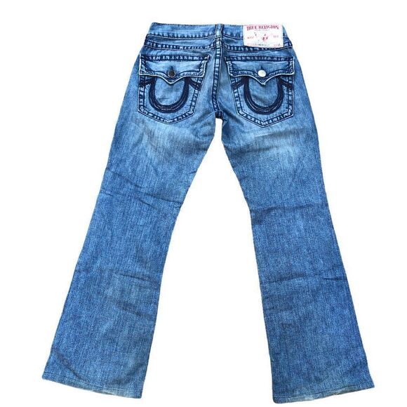 True Religion Jeans Size 32 RAINBOW BILLY Blue - Picture 2 of 9